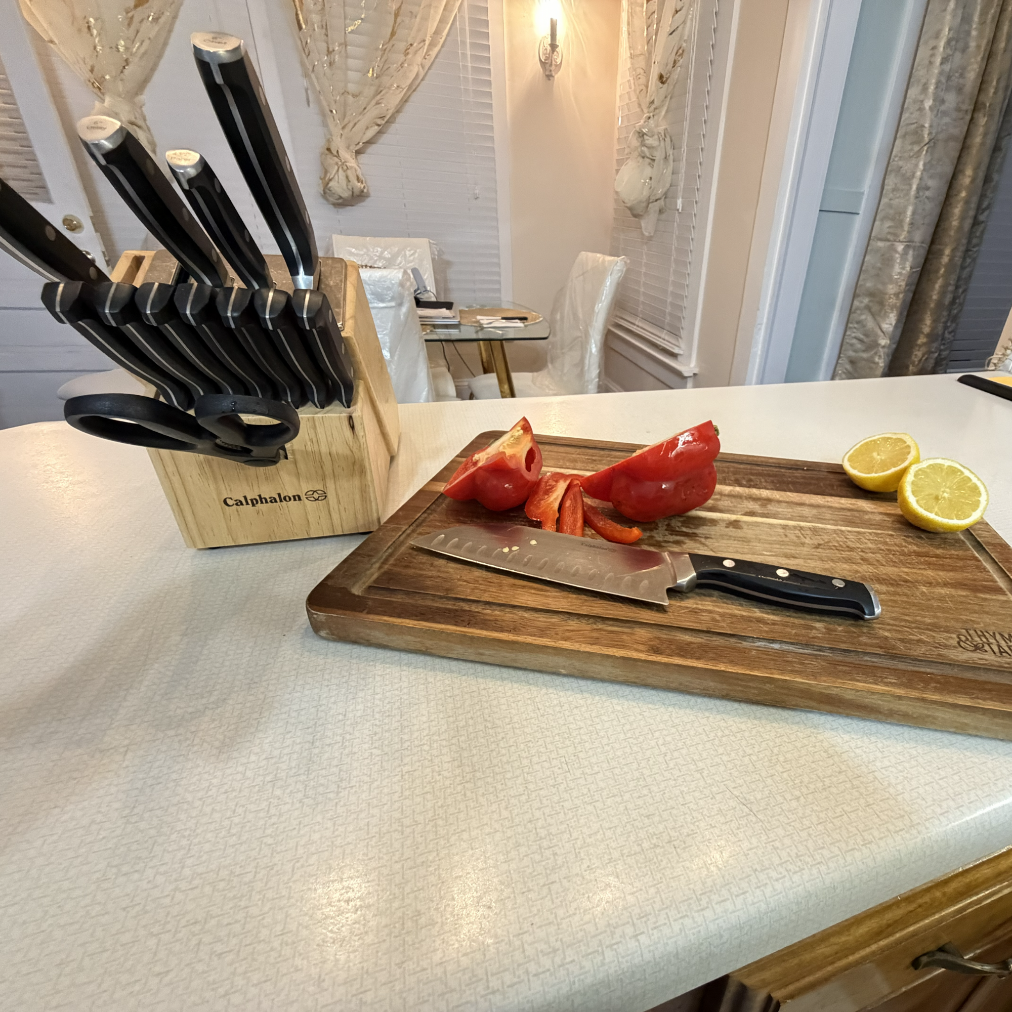 Calphalon knife block | chris & candy